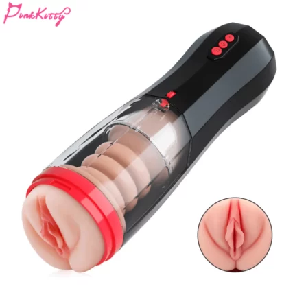 PinkKitty automatic and life-like Sucking Male Masturbation Cup