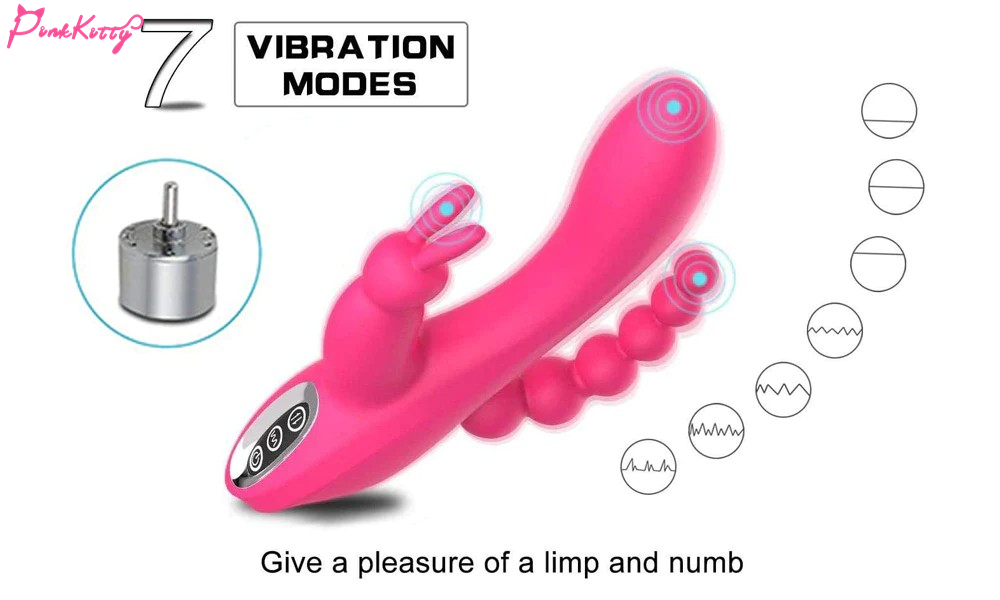 3-in-1 rabbit g-spot stimulator simultaneous clitoris