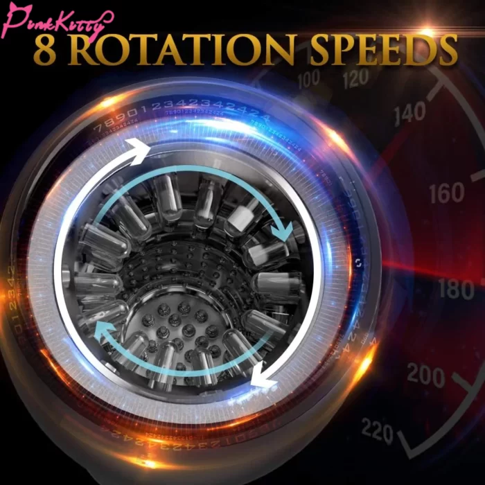8 rotation speeds