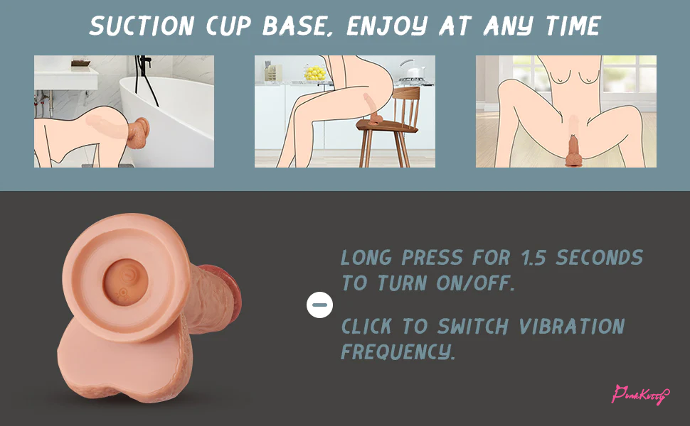 9.4-Inch Remote Control 20-Frequency Rotating Vibrating 9