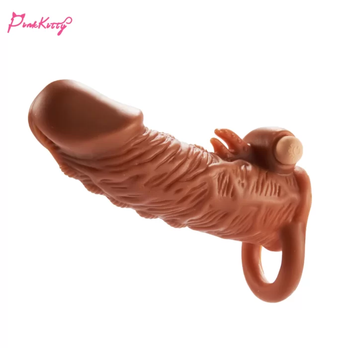 Thicken Lengthen Vibrating Penis Sleeve