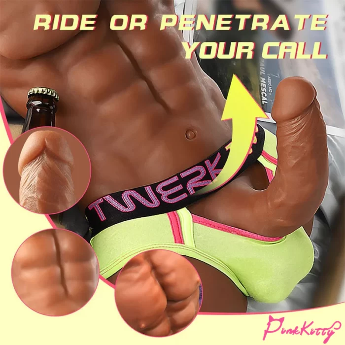 daniel muscular man realistic sex toy
