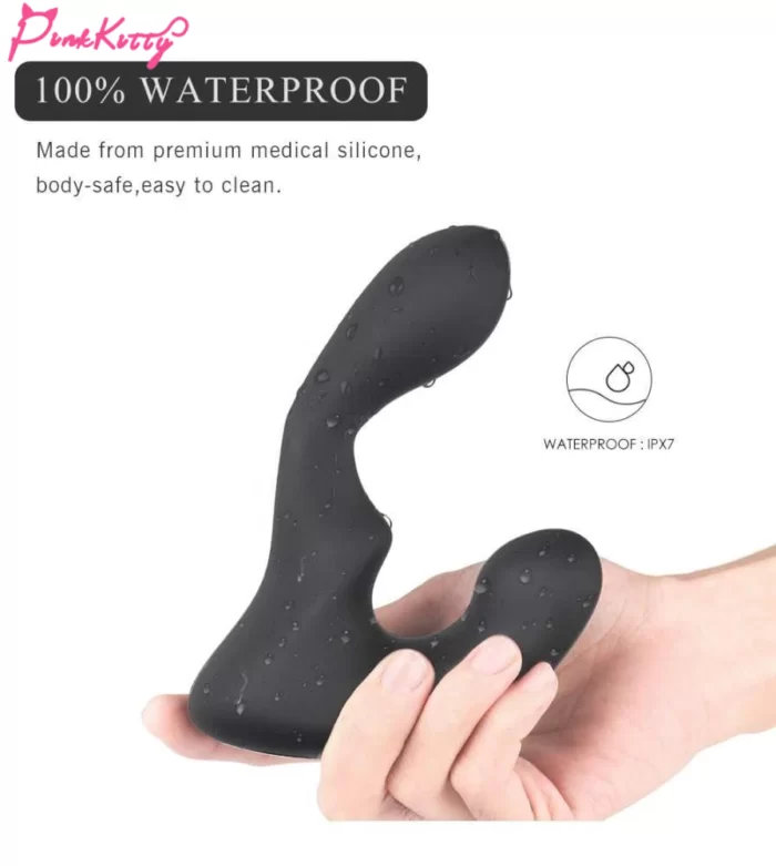 double motor medical silicone + abs prostate massager