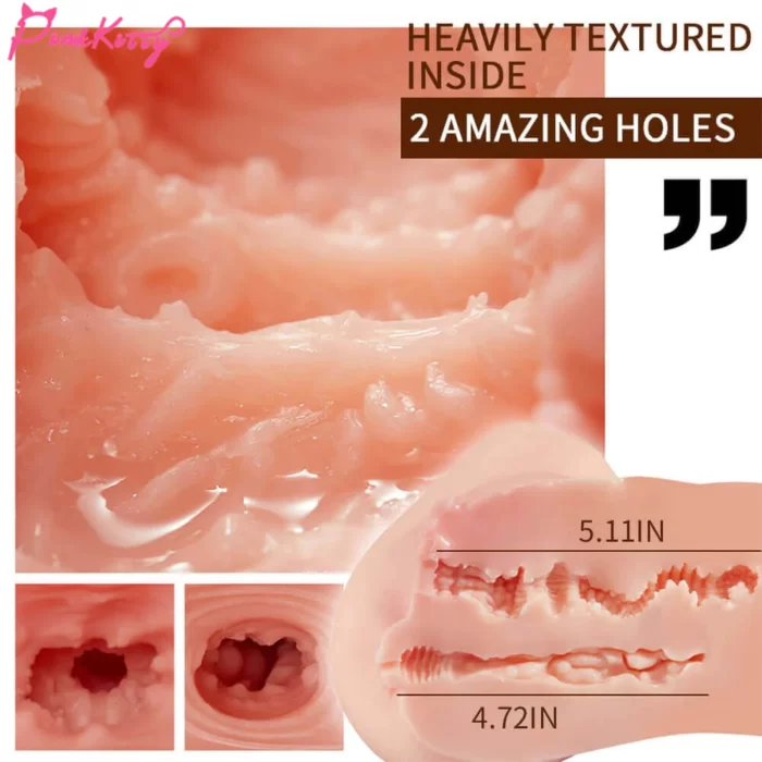 heavily textured inside 2 amazing holes
