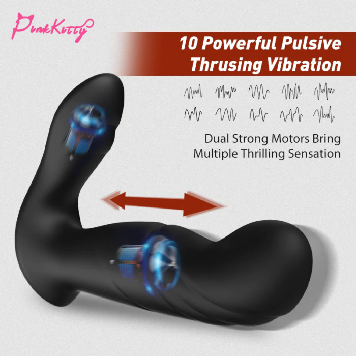 Dark vibrations 10 pulses Prostate Massager