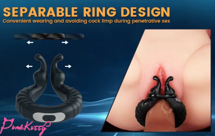 Separable Rabbit Cock Ring