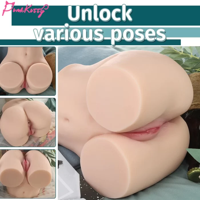 unlock various poses male masturbator