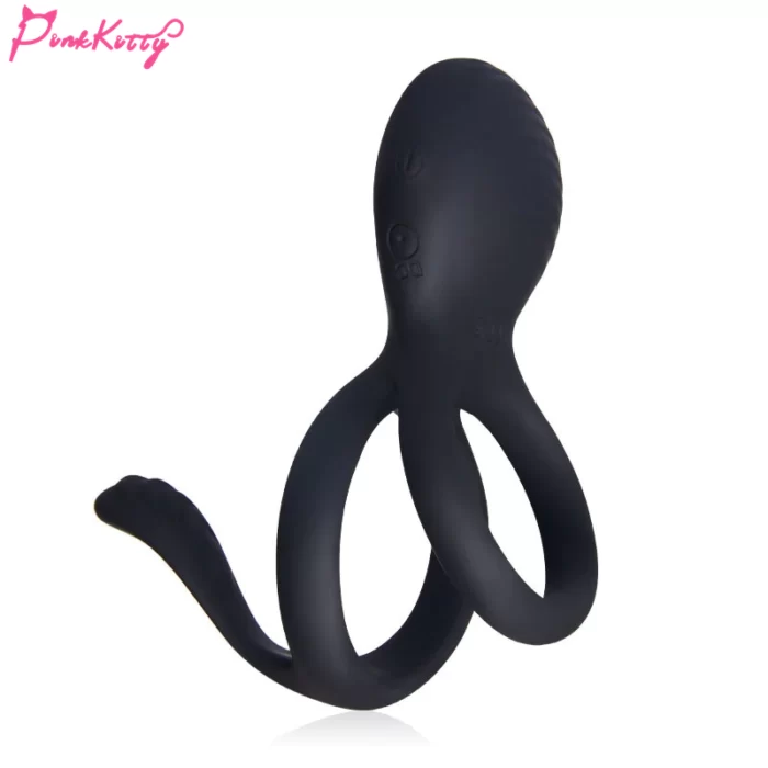 usb rechargeable double cock rings