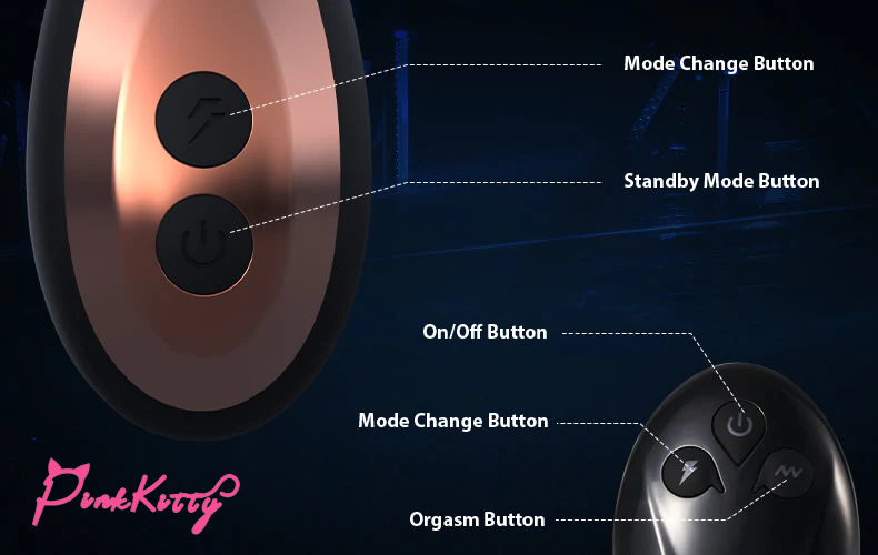 8-frequency Vibrating Bead-rotating Prostate Massager