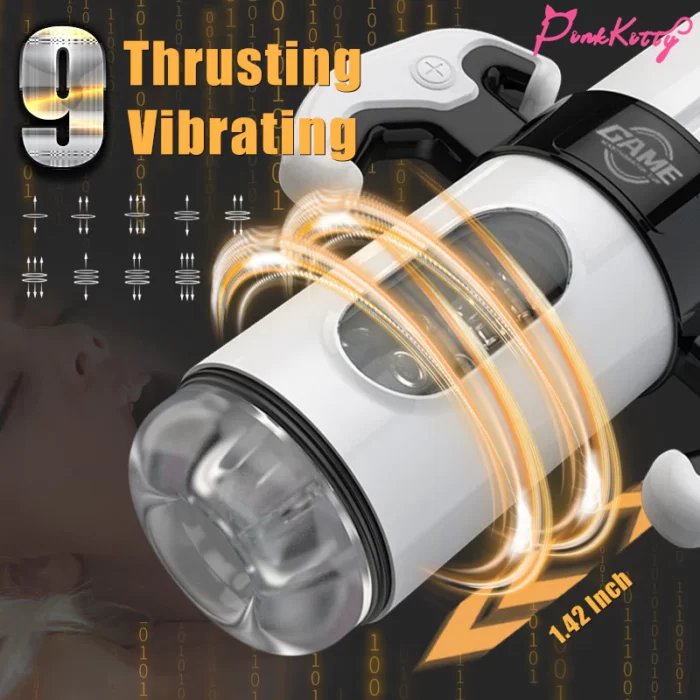 9 vibrating masturbation cup