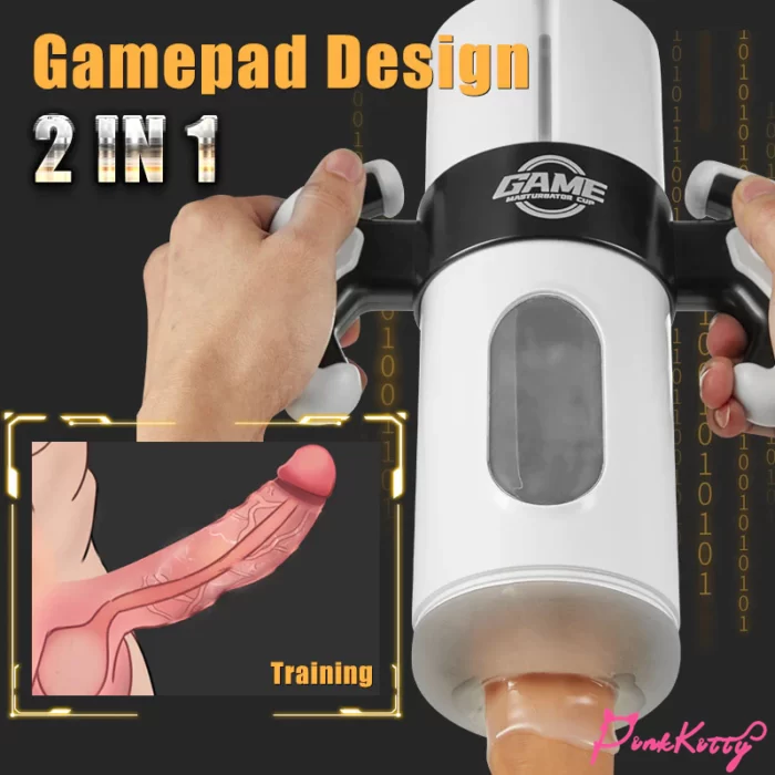 gamepad design 2 in-1 masturbation cup