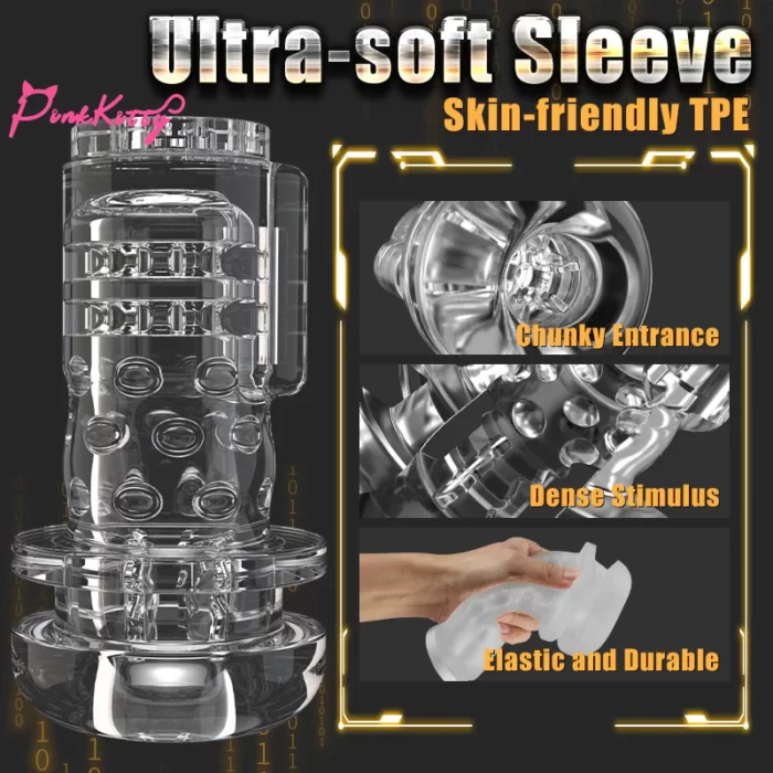 ultra-soft sleeve masturbation cup
