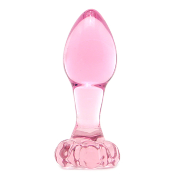 PinkCherry Glass Anal Plug