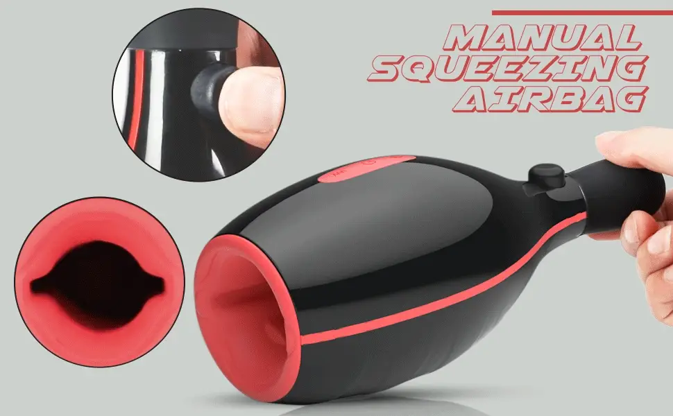 Clamping Vibrating Male Masturbator