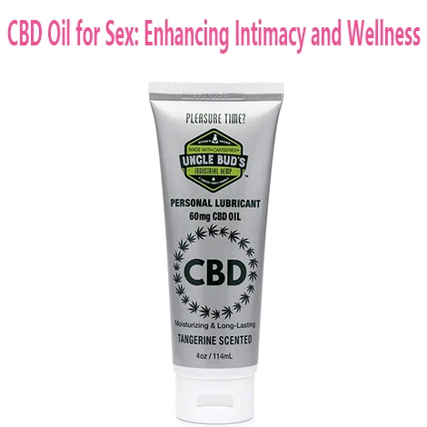 cbd oil for sex