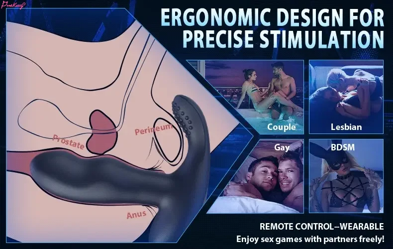 Press the orgasm button to get the most intense combination
