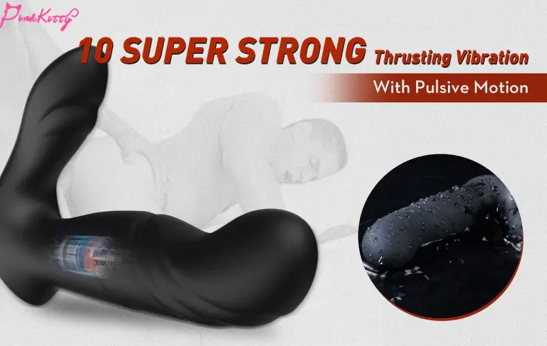 The 3-in-1 design will simultaneously stimulate the P-spot